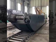 Cuctomized Amphibious Swamp Buggy Excavator Floating Pontoon Q355b Tùy chỉnh cho máy đào Sy135