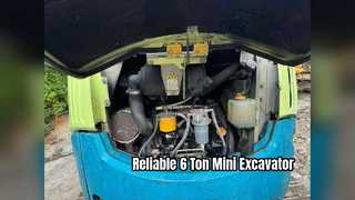 Bán máy xúc mini đã qua sử dụng Máy đào 6 tấn đáng tin cậy