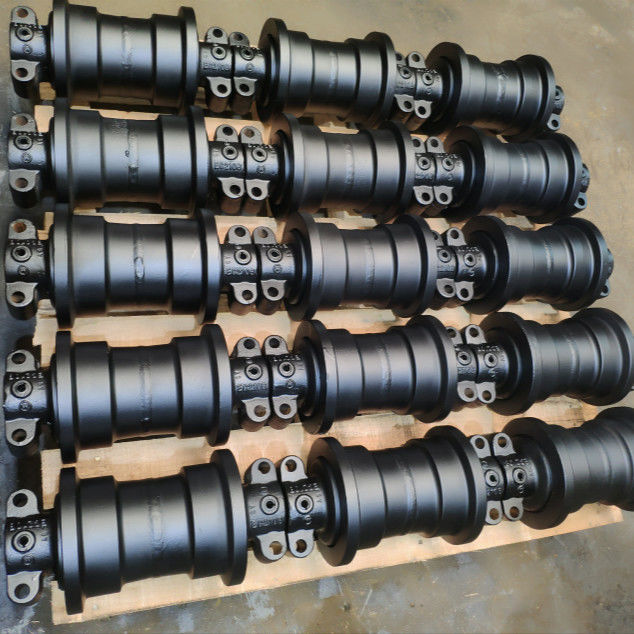 Các bộ phận của máy xúc dưới khung gầm con lăn theo dõi con lăn trên con lăn làm biếng bánh xích Con lăn dưới theo dõi