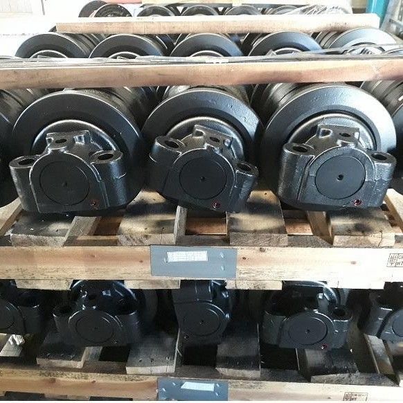 Các bộ phận của máy xúc dưới khung gầm con lăn theo dõi con lăn trên con lăn làm biếng bánh xích Con lăn dưới theo dõi