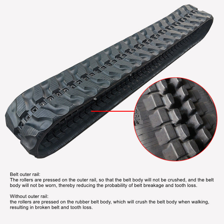 Các bộ phận máy đào theo yêu cầu chất lượng rẻ hệ thống đường cao su 180x60x37 đường cao su nhỏ máy đào