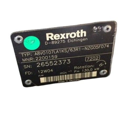 DX 500 máy khoan máy bơm thủy lực tập hợp A8VO107LA1KS63R1-NZG05F074 máy bơm dầu chính khoan xoay A8VO SERIE