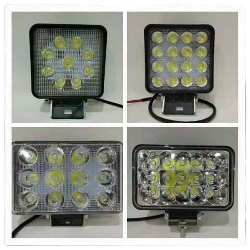 48w đèn LED máy đào 12V 24V máy đào xe tải xe tải ánh sáng làm việc