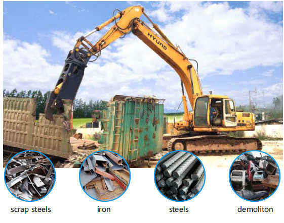 Thiết kế thép kim loại rác thải Phế liệu Máy cắt thép Máy cắt thép Olecranon xoay thủy lực