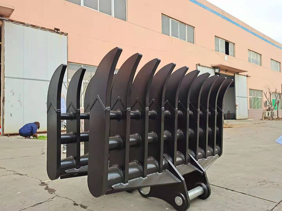 Bộ đính kèm thợ đào tùy chỉnh đất canh thợ đào xô xô nhiều răng xô xô cho Excavato