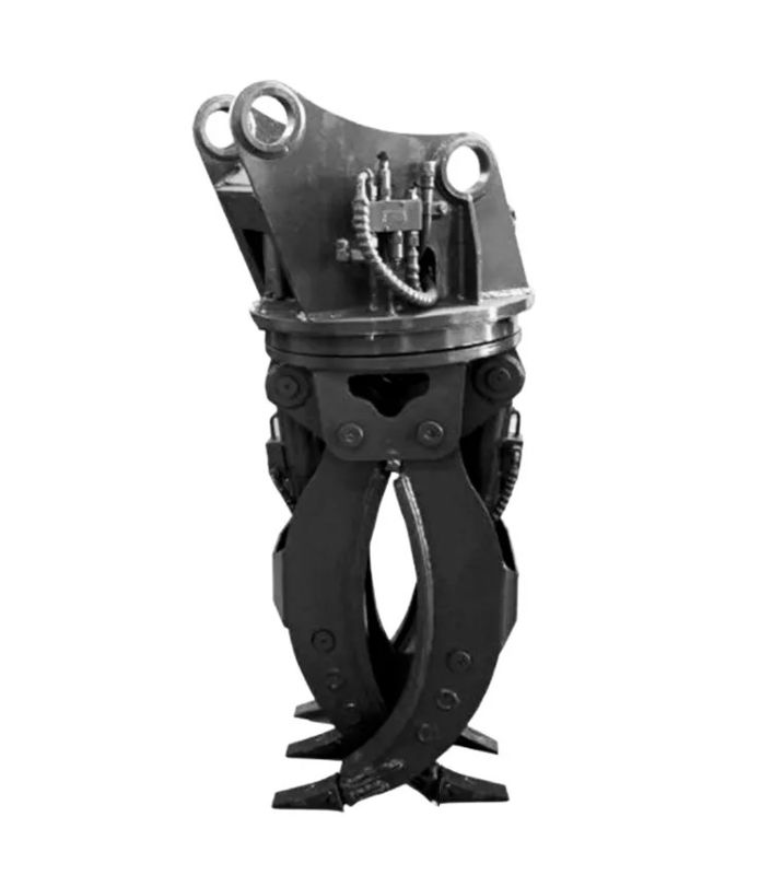 Máy khai quật Grip Bucket Hydraulic Wood Grip 360 Log Grab And Stone Excavator Rotating Grip