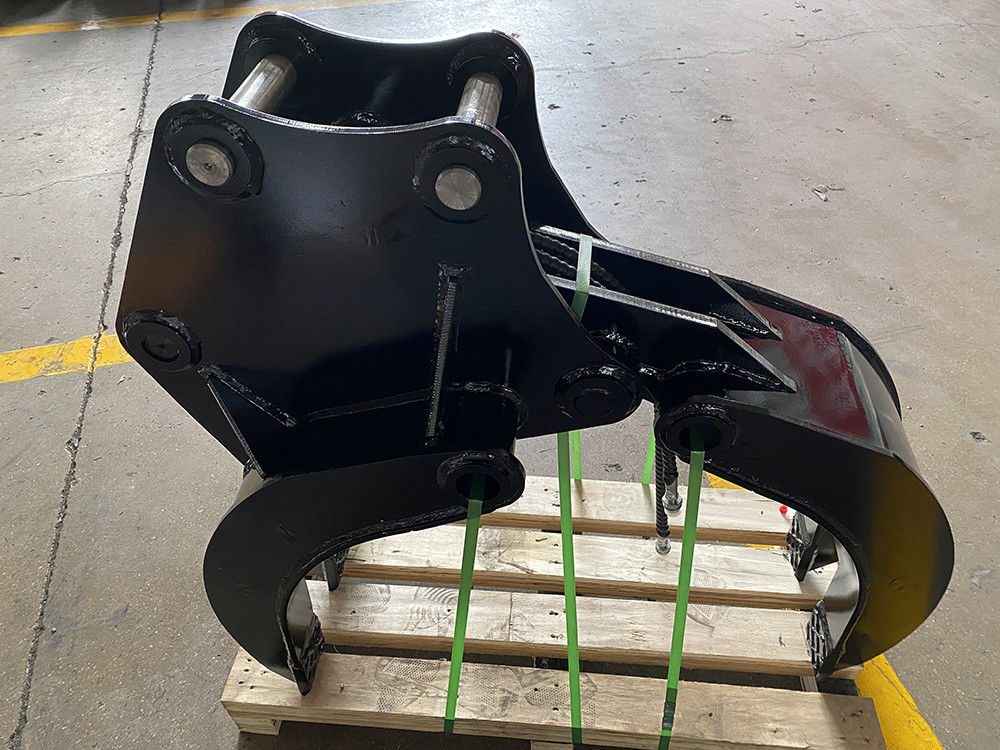 Máy khai quật Grip Bucket Hydraulic Wood Grip 360 Log Grab And Stone Excavator Rotating Grip
