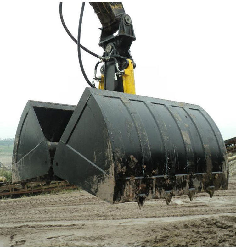 Máy đào quay Rock Bucket Clamshell Bucket Grab Cho Pc200 Zx200 Ex210 Pc300