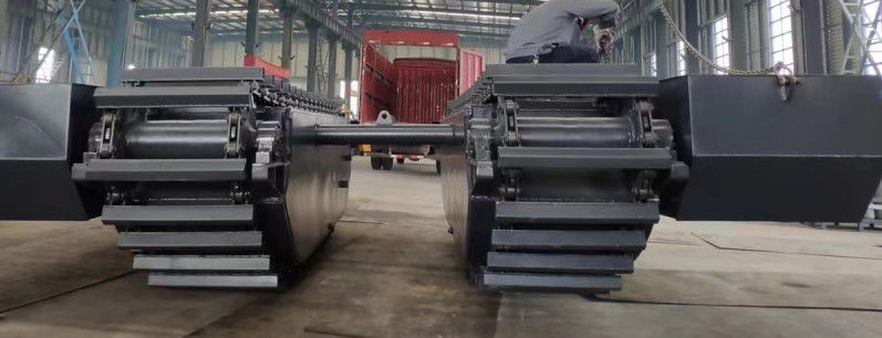 Máy đào tùy chỉnh Pontoon nổi đường thủy được sử dụng cho máy đào lưỡng cư sy75 sk75 sy135 sy215 320d