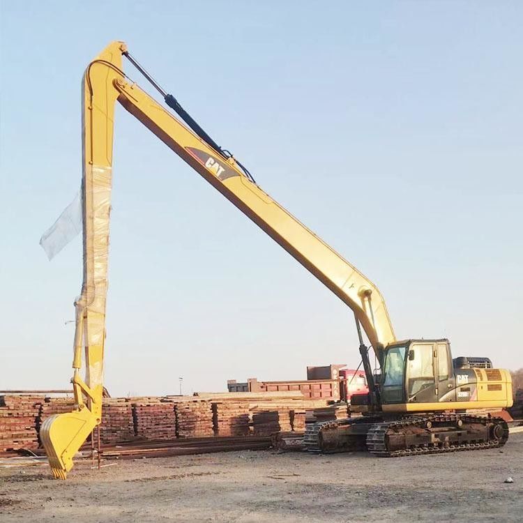 Đơn vị hóa ba phần Boom Demolition Extension Boom T Telescopic Long Reach Arm Bucket được sử dụng cho máy đào
