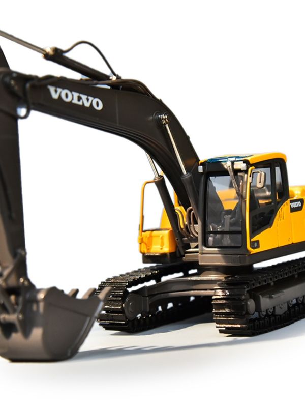 VOLVO Volvo EC220DL hợp kim máy đào mô hình kỹ thuật ban đầu xe mô phỏng máy đào trang trí