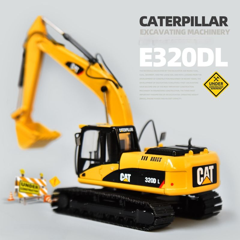 Carter CAT320DL máy đào mô hình gốc hợp kim mô phỏng kỹ thuật trang trí xe ô tô bộ sưu tập đồ trang trí