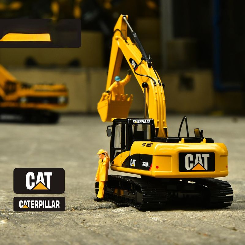 Carter CAT320DL máy đào mô hình gốc hợp kim mô phỏng kỹ thuật trang trí xe ô tô bộ sưu tập đồ trang trí