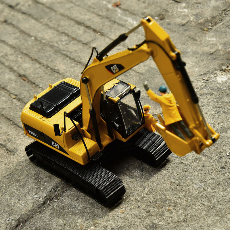 Carter CAT320DL máy đào mô hình gốc hợp kim mô phỏng kỹ thuật trang trí xe ô tô bộ sưu tập đồ trang trí