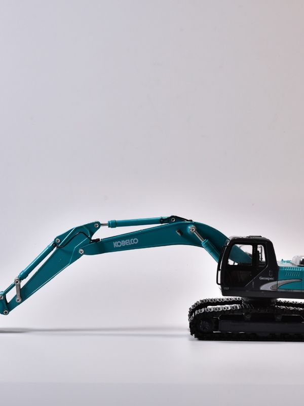 Mô hình máy đào KOBELCO mô hình nguyên bản kim loại kim loại Shinko SK200 đồ chơi trang trí