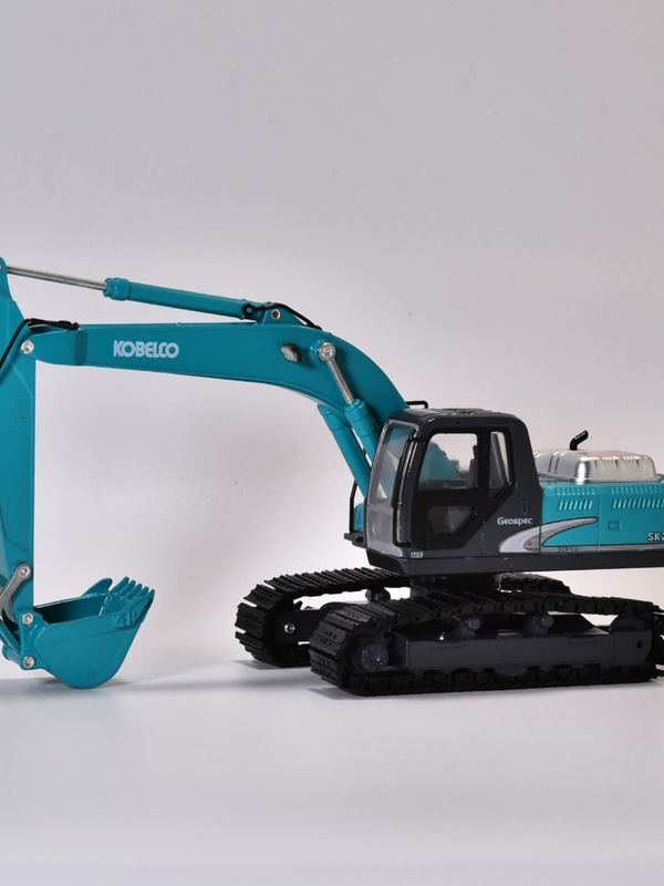 Mô hình máy đào KOBELCO mô hình nguyên bản kim loại kim loại Shinko SK200 đồ chơi trang trí