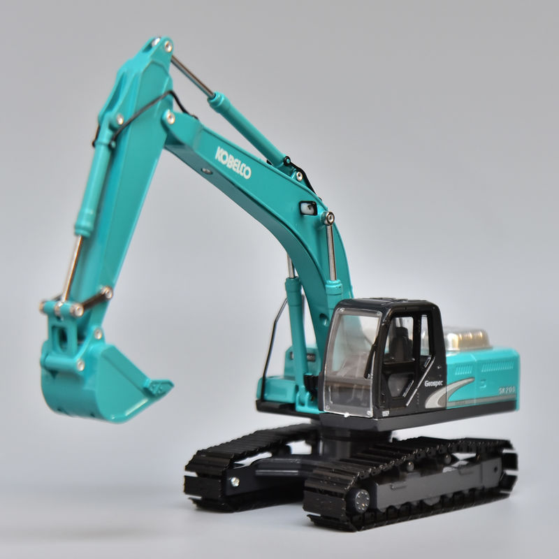 Mô hình máy đào KOBELCO mô hình nguyên bản kim loại kim loại Shinko SK200 đồ chơi trang trí