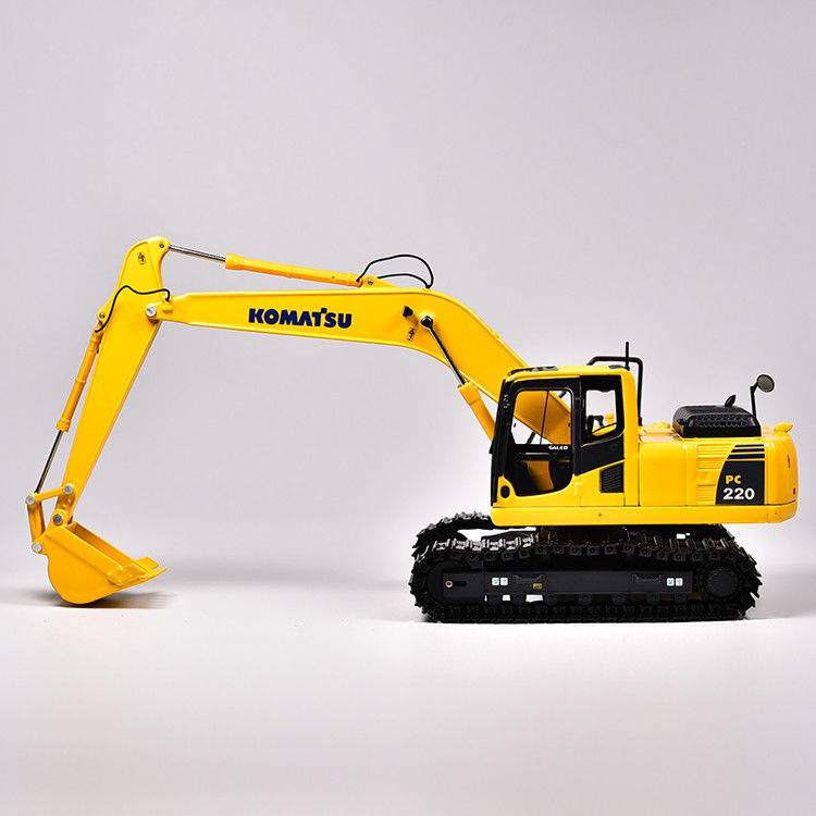 Komatsu PC200 PC220 Máy đào đúc chết Mô hình 1/50 Scale Heavy Equipment Collectible Toy