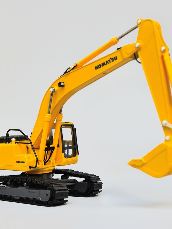 Komatsu PC200 Excavator 1/43 Scale Diecast Metal Model Cửa mở sưu tập