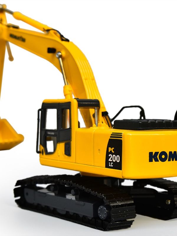 Komatsu PC200 Excavator 1/43 Scale Diecast Metal Model Cửa mở sưu tập