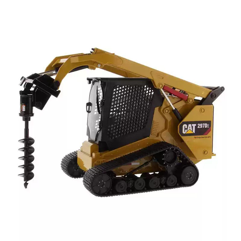 1Mô hình Loader Diedcast Metal Cat 297D2 với cánh tay Loader di động