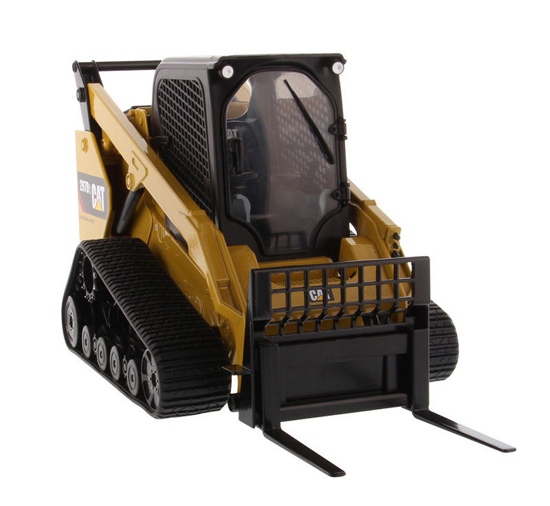 1Mô hình Loader Diedcast Metal Cat 297D2 với cánh tay Loader di động