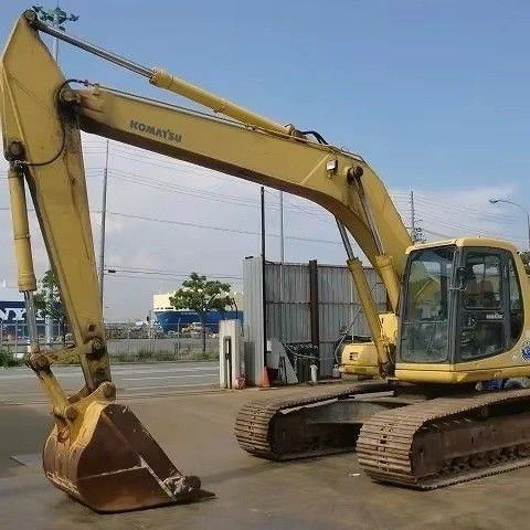 Máy đào Komatsu PC200-6 cũ với động cơ Cummins được cải tạo cho khai thác xây dựng