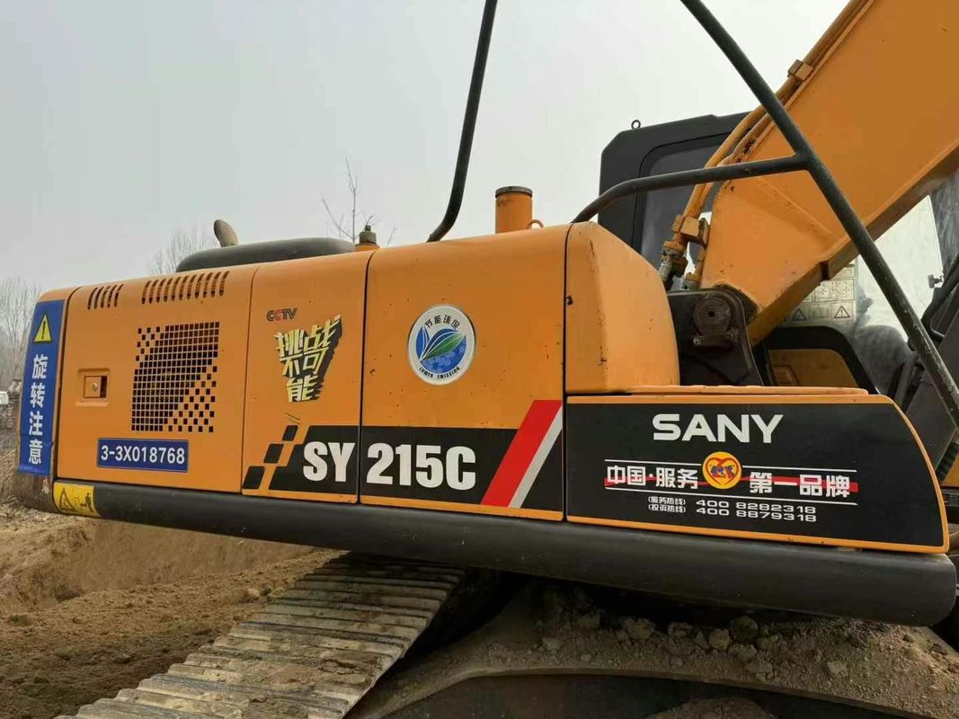 Sany SY215-9 được sử dụng máy đào lượn Máy xây dựng hạng nặng Hiệu suất đáng tin cậy