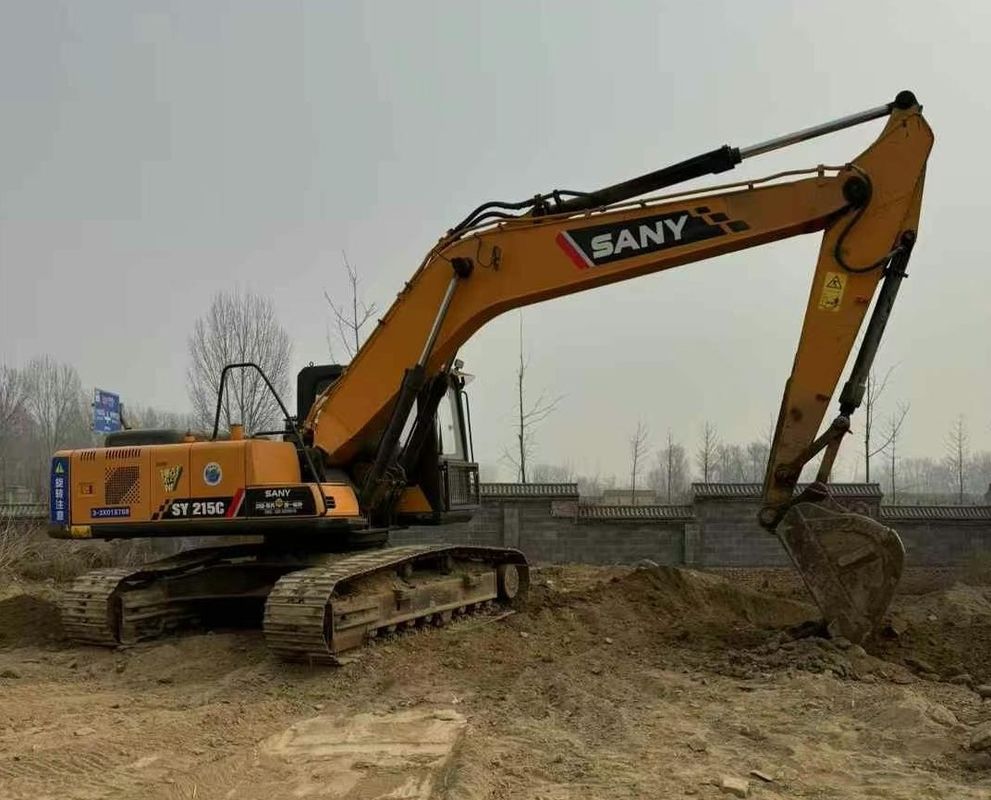 Sany SY215-9 được sử dụng máy đào lượn Máy xây dựng hạng nặng Hiệu suất đáng tin cậy