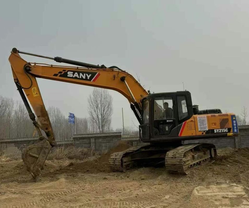 Sany SY215-9 được sử dụng máy đào lượn Máy xây dựng hạng nặng Hiệu suất đáng tin cậy