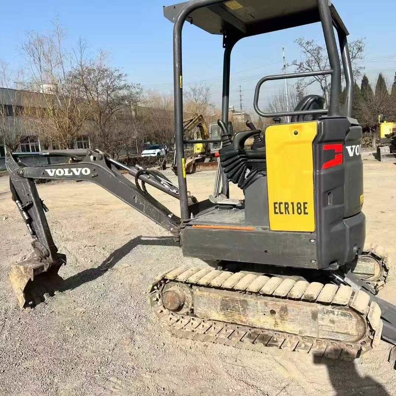 Volvo EC18 Mini Excavator cũ 2020 920Hrs Pháp nhập khẩu Hydraulic Hammer Bucket
