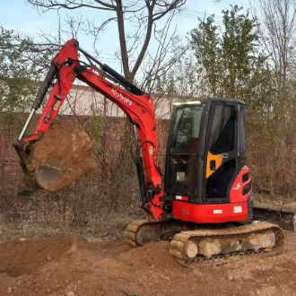 Sử dụng VIO35 Mini Excavator 3,5 tấn Thời gian làm việc thấp Lịch sử dịch vụ đầy đủ