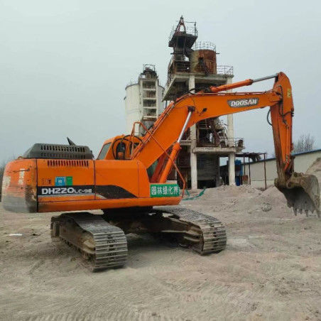 Chất lượng sử dụng Doosan DH220-9E 22Ton Excavator Full Service Lịch sử khai thác mỏ Xây dựng Di chuyển đất