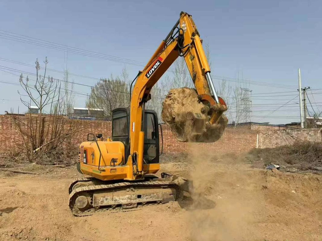 Sử dụng Lovol 65E Mini Excavator 6,5 Tons Low Hours Full Service Xây dựng cảnh quan