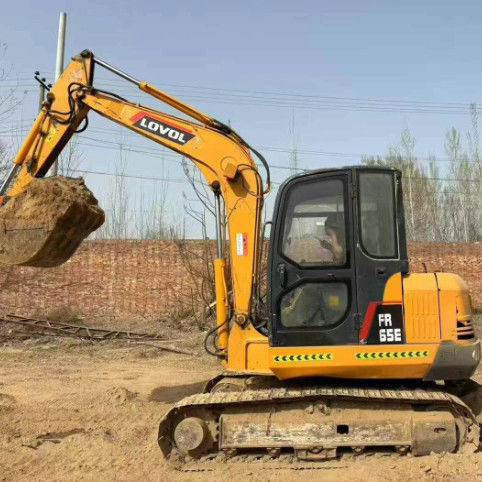 Sử dụng Lovol 65E Mini Excavator 6,5 Tons Low Hours Full Service Xây dựng cảnh quan