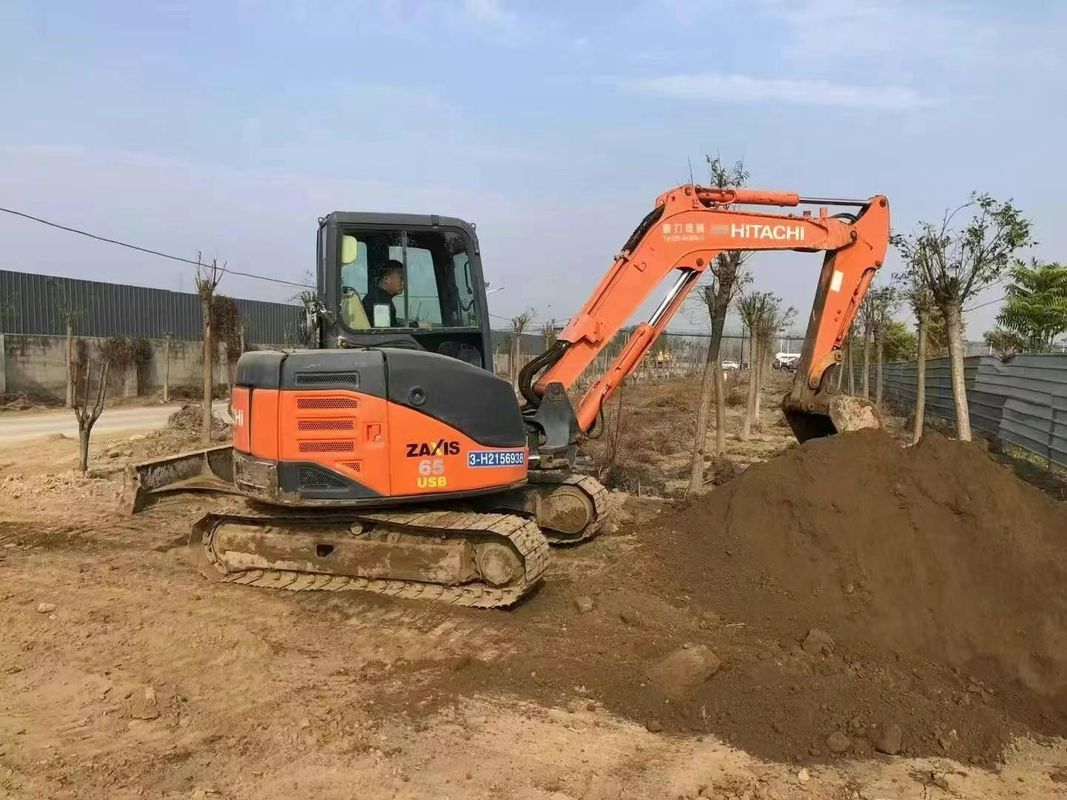Sử dụng Hitachi ZX60-3F Mini Excavator 6 Ton Low Hours Full Service Xây dựng cảnh quan