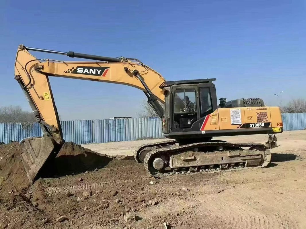 Sử dụng SANY 305H Excavator 30 5 Tons Capacity Service History Khoáng sản Xây dựng Di chuyển đất
