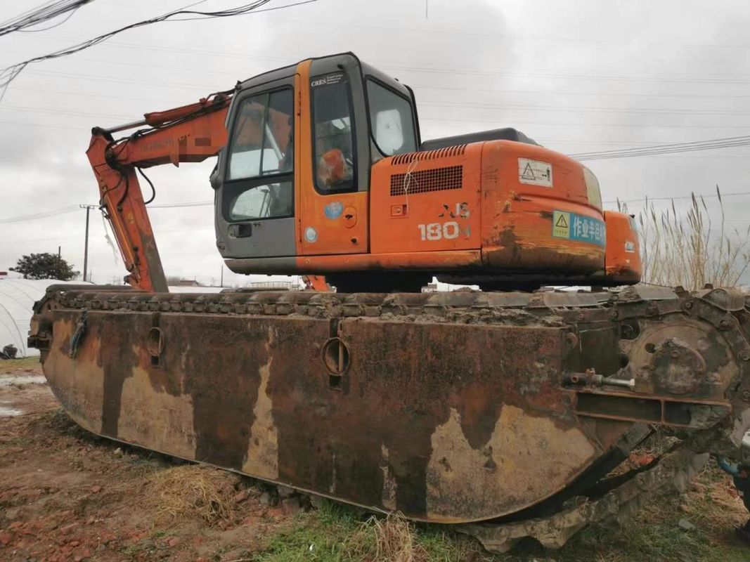 Được sử dụng năm 2014 Hitachi 120-6 máy đào lưỡng cư 12Ton Marsh CE ISO Mỏ đất ngập nước