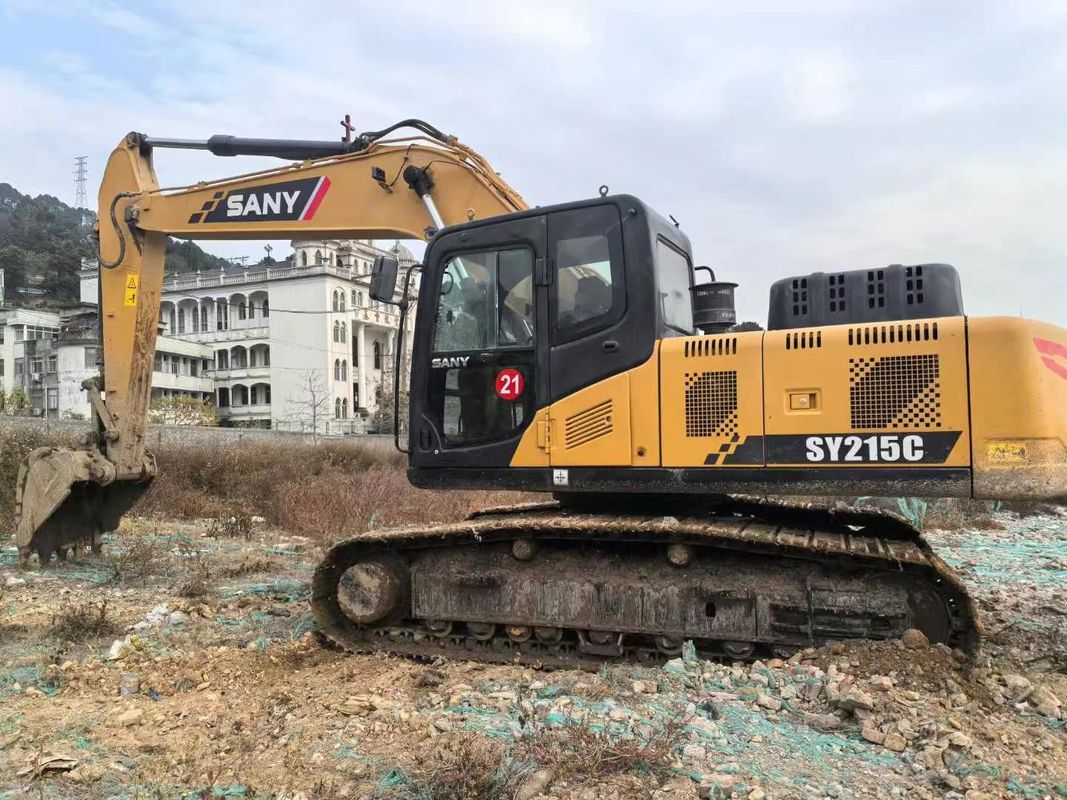 Được sử dụng 2019 SANY SY215-10 máy đào 21Ton Capacity Full Service History Xây dựng khai thác mỏ