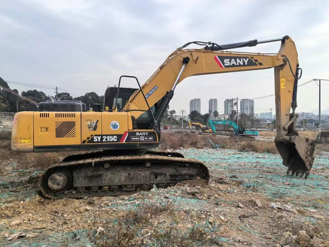 Được sử dụng 2019 SANY SY215-10 máy đào 21Ton Capacity Full Service History Xây dựng khai thác mỏ