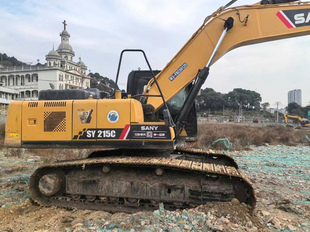 Được sử dụng 2019 SANY SY215-10 máy đào 21Ton Capacity Full Service History Xây dựng khai thác mỏ