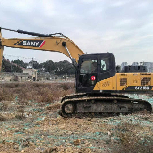 Được sử dụng 2019 SANY SY215-10 máy đào 21Ton Capacity Full Service History Xây dựng khai thác mỏ