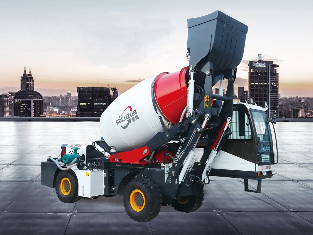Luzun 8m3 sẵn sàng trộn máy trộn bê tông xe tải động cơ diesel hiệu suất chứng nhận CE ISO
