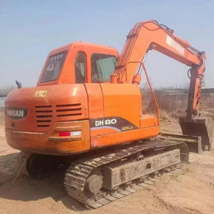 Doosan DH80 Mini Excavator sử dụng 8 tấn Capacity CE ISO cho tiện ích cảnh quan