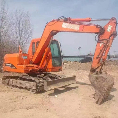 Doosan DH80 Mini Excavator sử dụng 8 tấn Capacity CE ISO cho tiện ích cảnh quan