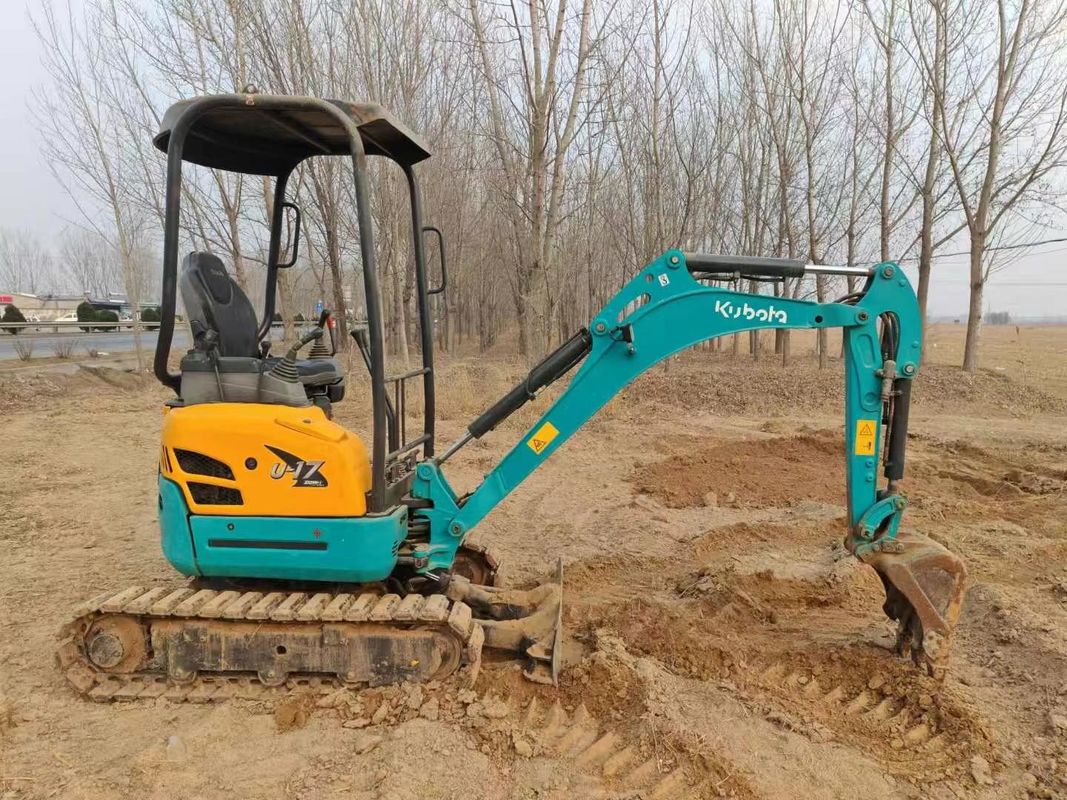 Máy đào mini Kubota U17 đã qua sử dụng 1,7 tấn Được bảo trì tốt theo tiêu chuẩn CE ISO cho tiện ích cảnh quan