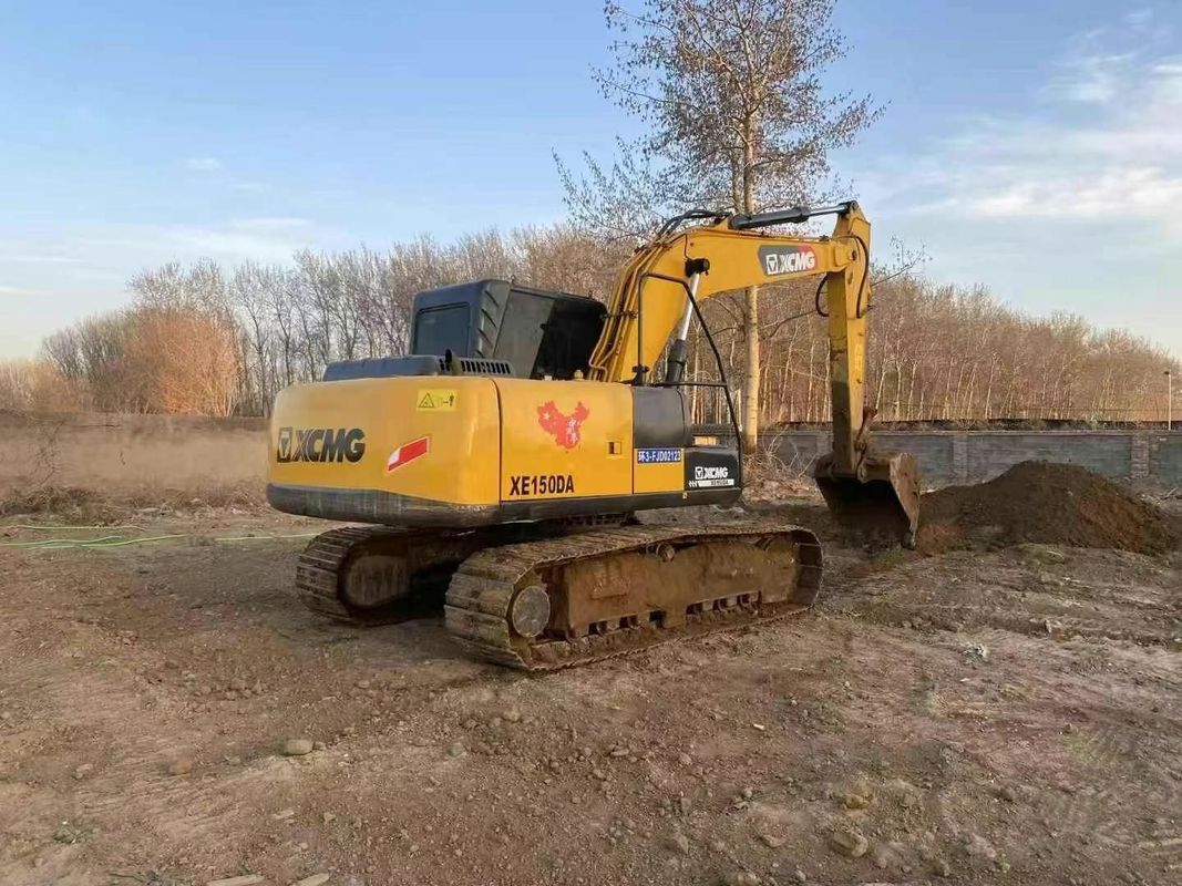 XCMG XE150DA Excavator 15 Ton Heavy Duty Machine cho xây dựng khai thác mỏ Di chuyển đất