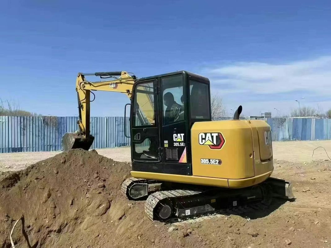 Máy đào mini CAT 305 đã qua sử dụng Thời gian làm việc thấp Được xác minh 1 năm Bảo hành CE được chứng nhận đáng tin cậy