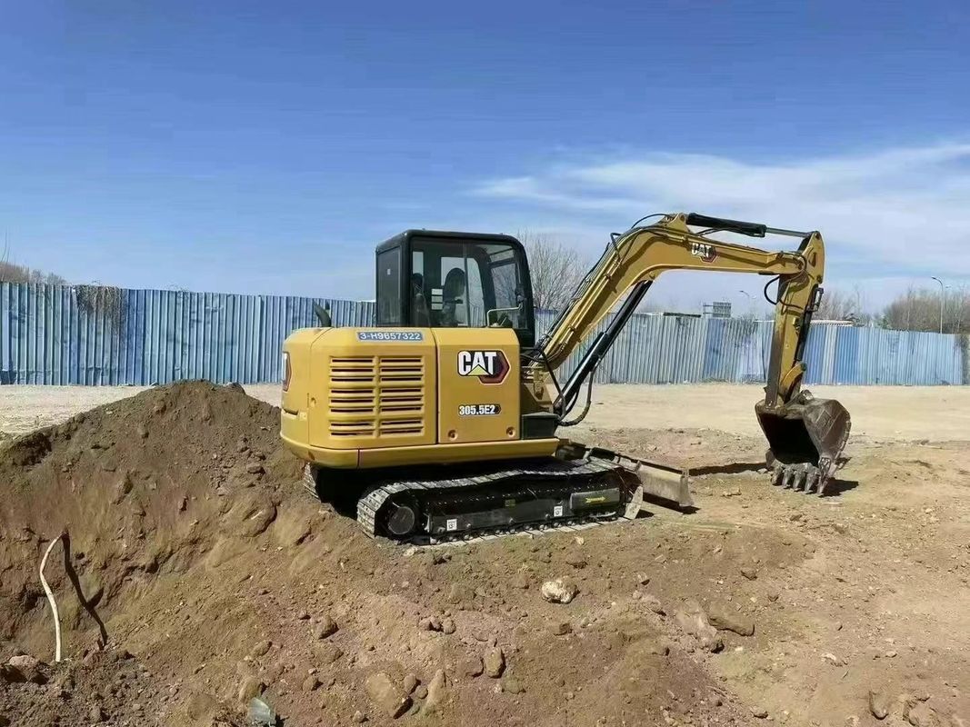 Máy đào mini CAT 305 đã qua sử dụng Thời gian làm việc thấp Được xác minh 1 năm Bảo hành CE được chứng nhận đáng tin cậy