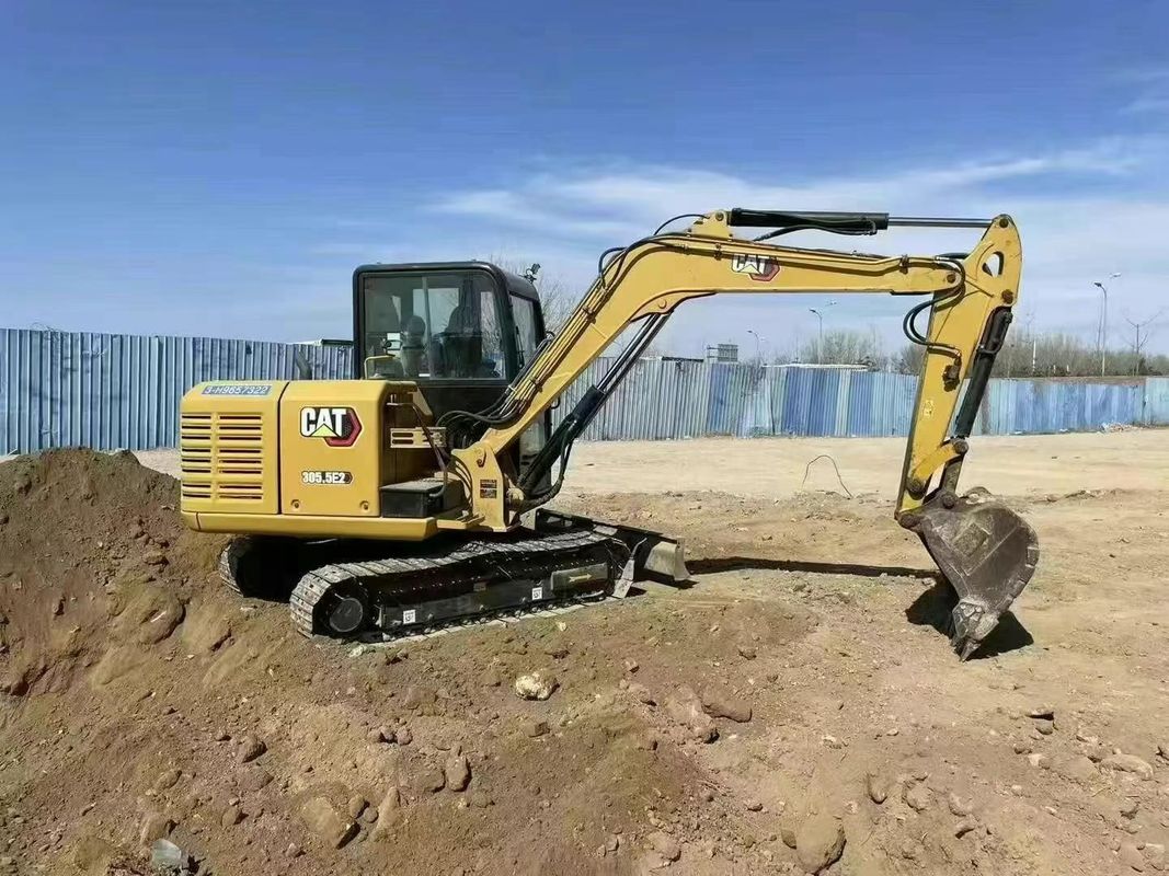 Máy đào mini CAT 305 đã qua sử dụng Thời gian làm việc thấp Được xác minh 1 năm Bảo hành CE được chứng nhận đáng tin cậy